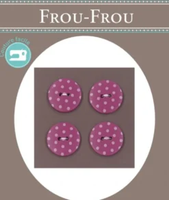 Frou Frou 4 Bottoni Pois