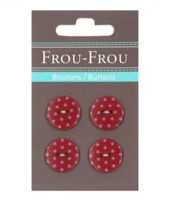 Frou Frou 4 Bottoni Pois