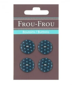 Frou Frou 4 Bottoni Pois