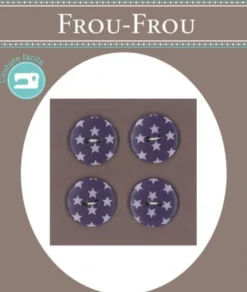 Frou Frou 4 Bottoni Stelline