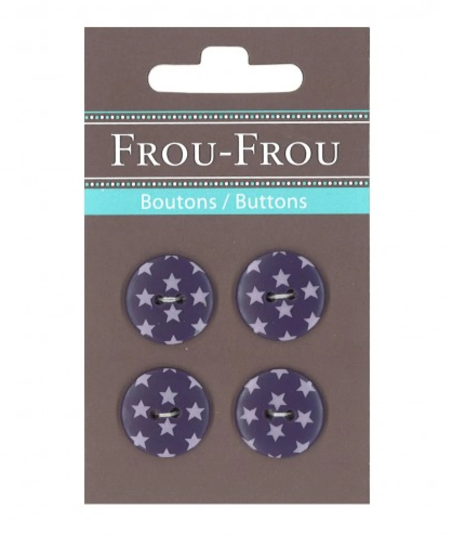 Frou Frou 4 Bottoni Stelline