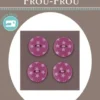 Frou Frou 4 Bottoni Stelline