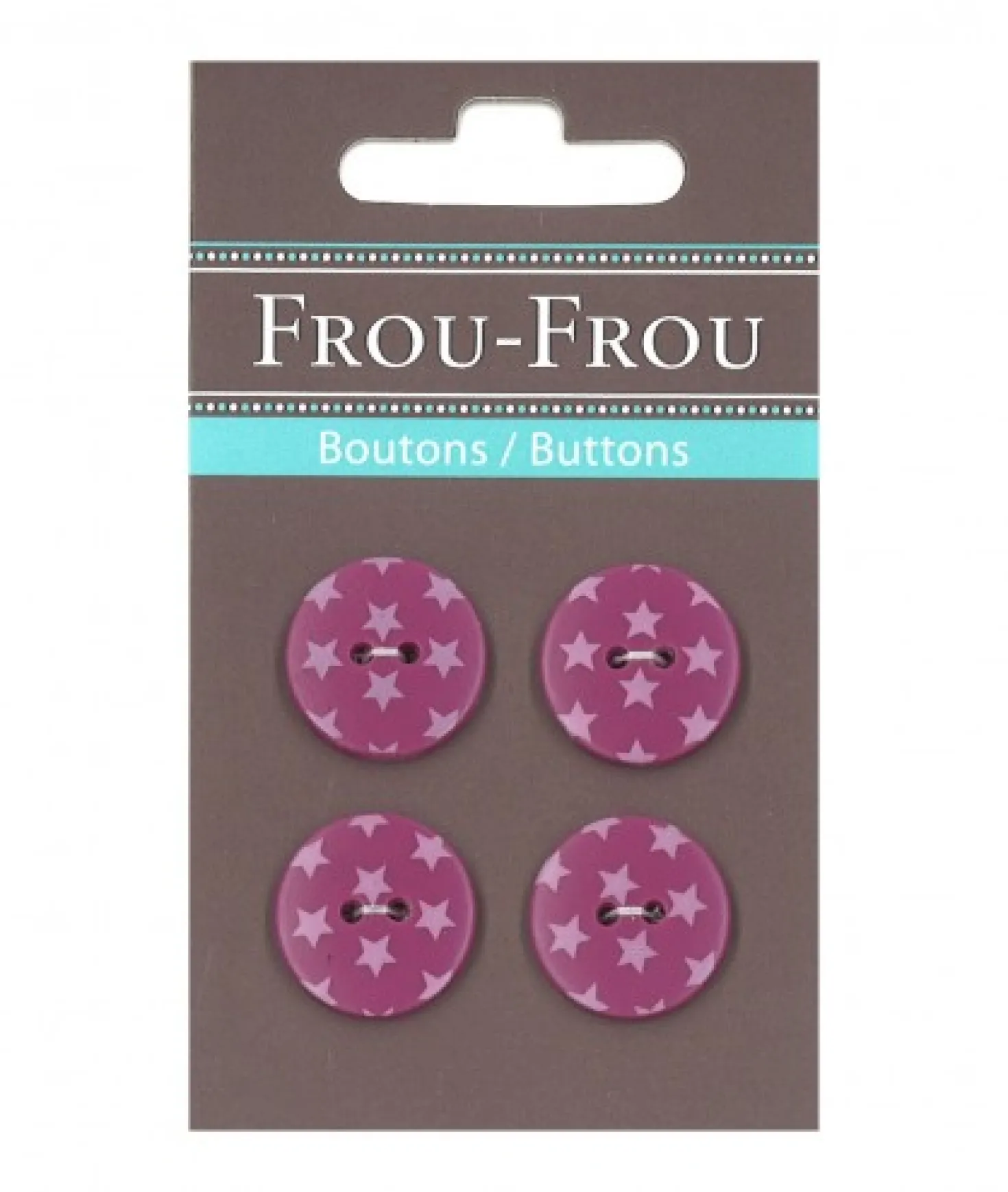 Frou Frou 4 Bottoni Stelline