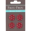 Frou Frou 4 Bottoni Stelline
