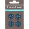 Frou Frou 4 Bottoni Stelline