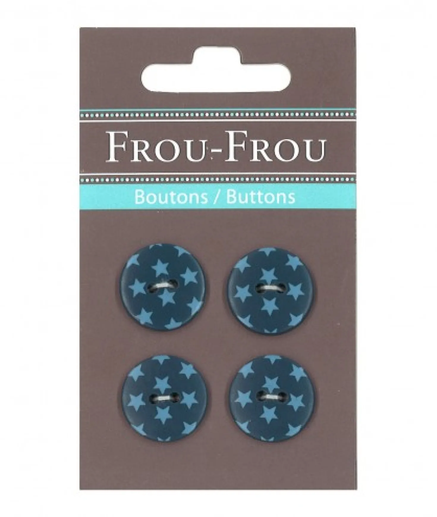 Frou Frou 4 Bottoni Stelline
