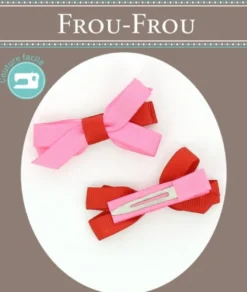 Frou Frou 2 Fiocchi Spille – 6Cm