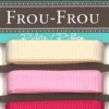 Frou-Frou 3 nastri in grograin tonalità magenta