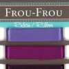 Frou-Frou 3 nastri in raso tonalità prugna