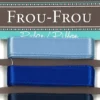 Frou-Frou 3 nastri in raso tonalità blu
