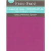 Frou-Frou scampolo di tessuto termoadesivo magenta