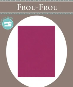 Frou-Frou scampolo di tessuto termoadesivo magenta