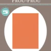 Frou-Frou scampolo di tessuto termoadesivo giallo