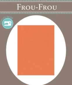Frou-Frou scampolo di tessuto termoadesivo giallo