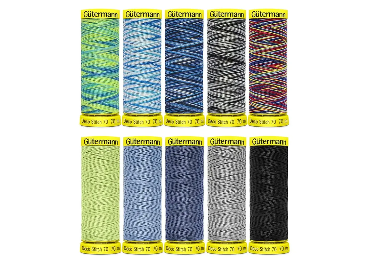 Gutermann Kit Deco Stitch 70 10 Bobine Colore 2