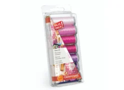 Gutermann Kit 7 Filati da Ricamo Rayon 40 Candy