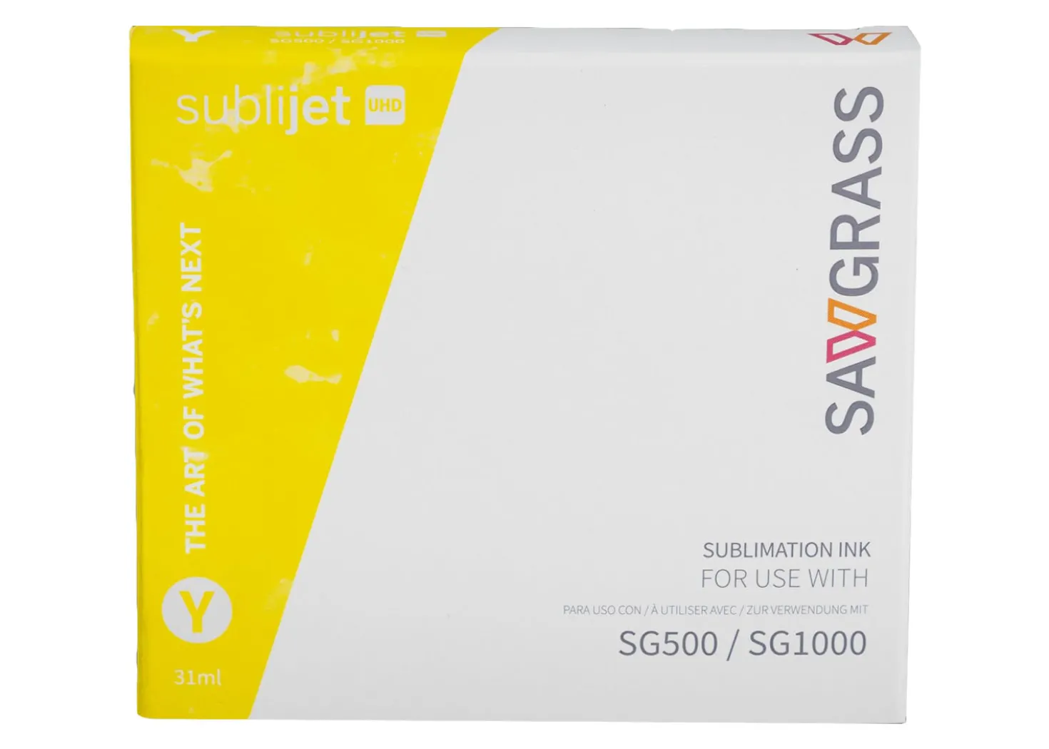 Inchiostro gel UHD SubliJet 31 ml Giallo per SG500 e SG1000