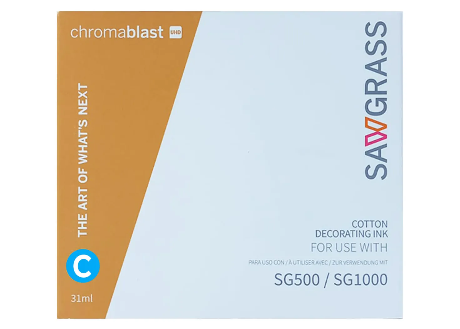 Inchiostro in gel Chromablast 31 ml Ciano per SG500 e SG1000