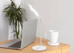Magnadyne Lampada da Tavolo a LED con Ricarica Wireless