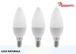 Magnadyne Lampadina LED C35 NAT Set 3 Pezzi