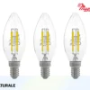 Magnadyne Lampadina LED Filamento C35 NAT Set 3 Pezzi