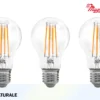 Magnadyne Lampadina LED Filamento A60 NAT Set 3 Pezzi
