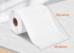Munbyn Etichette Termiche per Spedizioni 500pz 101,6 × 152,4 mm