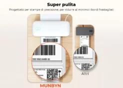 Munbyn RealWriter402B Stampante Termica Etichette Bluetooth