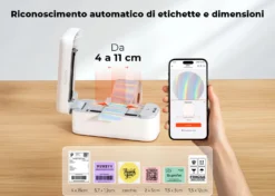 Munbyn RealWriter402B Stampante Termica Etichette Bluetooth