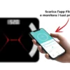 Necchi Bilancia Pesapersone NC220 con Bluetooth e app Fitdays