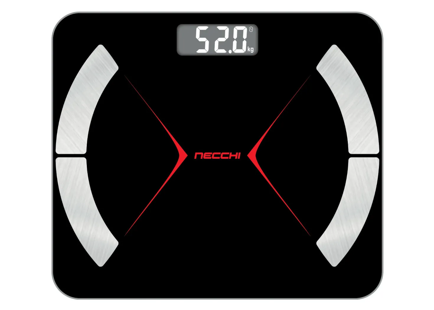 Necchi Bilancia Pesapersone NC220 con Bluetooth e app Fitdays