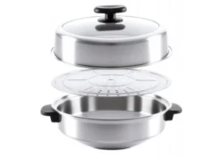 Necchi Chef Genio Set Vaporiera in Acciaio Inox