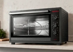 Necchi Forno Elettrico Ventilato 60L con Girarrosto DN60K-RML