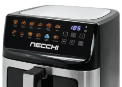 Necchi Friggitrice ad Aria 11L Doppia Resistenza 1800W + 500W