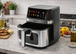 Necchi Friggitrice ad Aria 8L Doppia Resistenza 1700W + 500W NK800