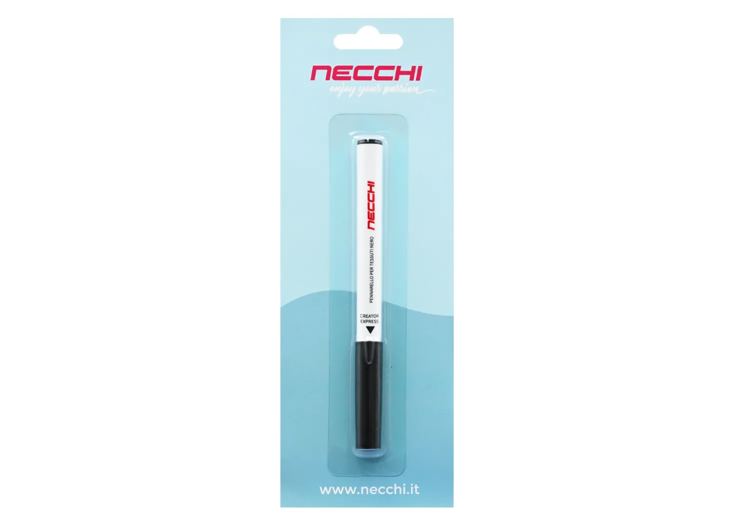 Necchi Pennarello per tessuti Nero per Necchi Creator Express e Necchi Sweet Mini