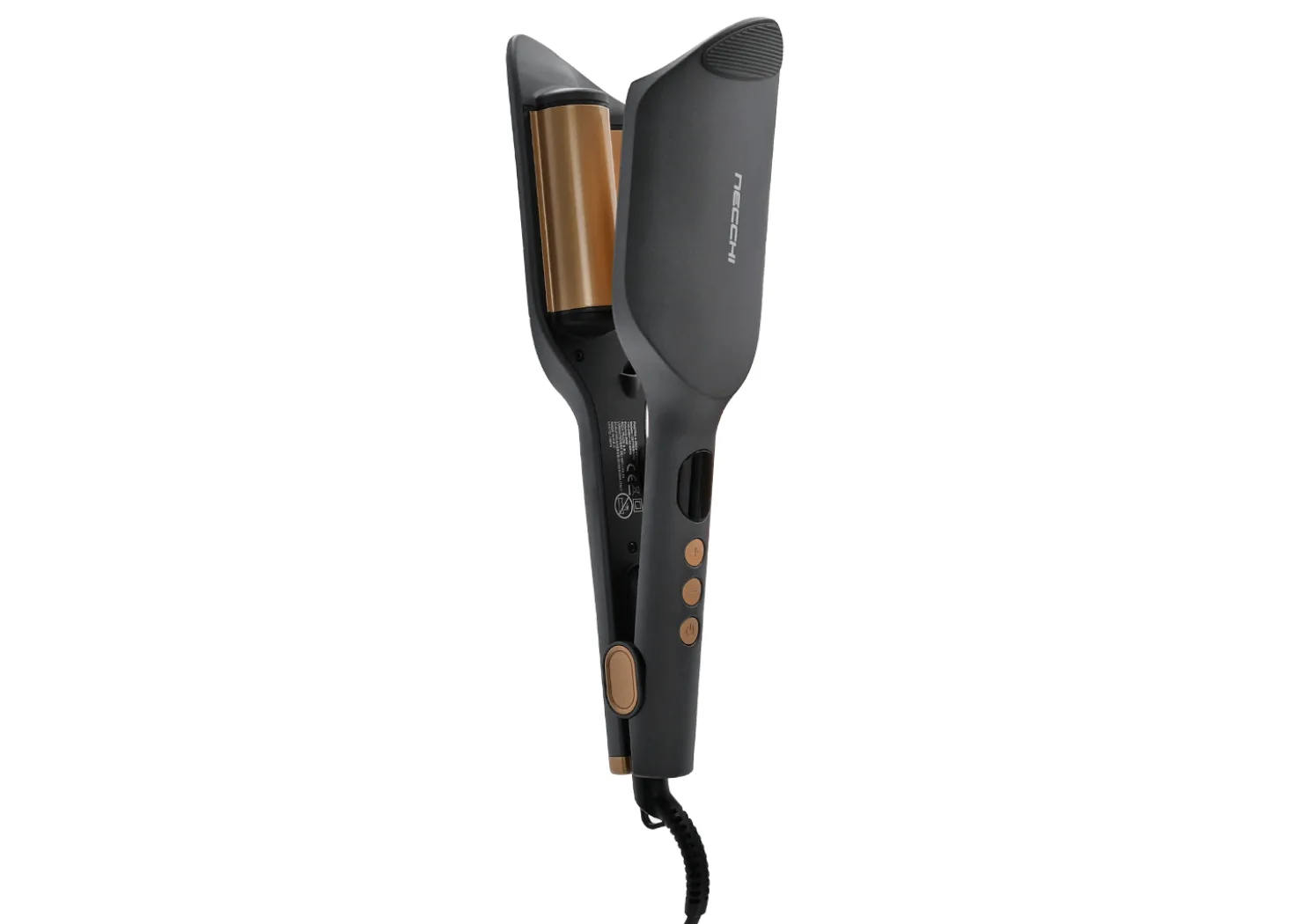 Necchi Piastra a Onde Professionale per capelli 80W