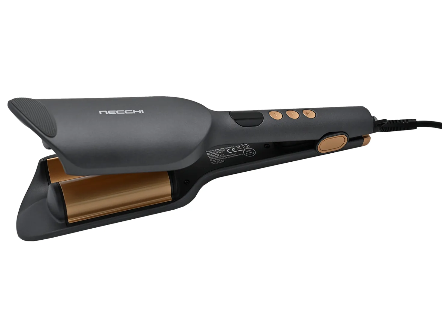 Necchi Piastra a Onde Professionale per capelli 80W