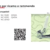 Necchi Piedino per Ricamo e Rammendo