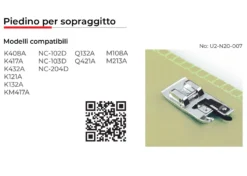 Necchi Piedino per Sopraggitto