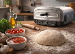 Necchi Pizza Genio Forno per Pizza digitale con teglia pizza