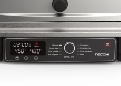 Necchi Pizza Genio Forno per Pizza digitale con teglia pizza