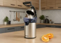Necchi Spremiagrumi Premium in Acciaio Inox 130W