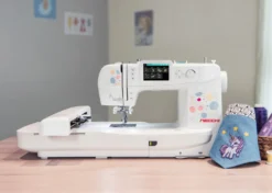 Necchi Sweet NE210 Macchina per Cucire e Ricamare in collaborazione con Eleonora Galvagno con Tablet e Software DRAWings Creative