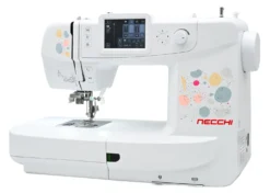 Necchi Sweet NE210 Macchina per Cucire e Ricamare in collaborazione con Eleonora Galvagno con Tablet e Software DRAWings Essentials