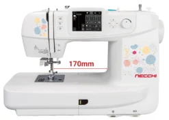 Necchi Sweet NE210 Macchina per Cucire e Ricamare in collaborazione con Eleonora Galvagno con Tablet e Software DRAWings Essentials