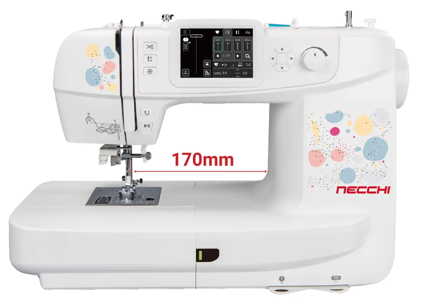 Necchi Sweet NE210 Macchina per Cucire e Ricamare in collaborazione con Eleonora Galvagno