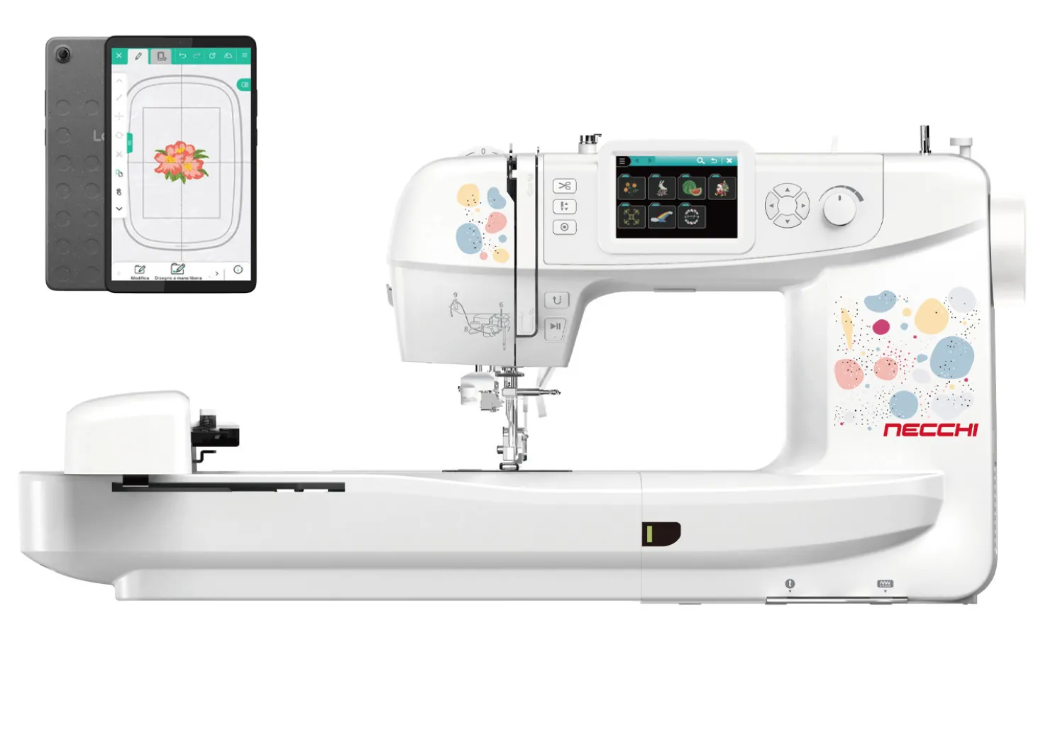 Necchi Sweet NE210 Macchina per Cucire e Ricamare in collaborazione con Eleonora Galvagno