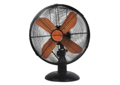 Necchi Ventilatore da Tavolo effetto Legno 35w