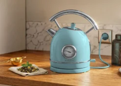 Necchi Vintage Bollitore 1,8 L Azzurro Pastello